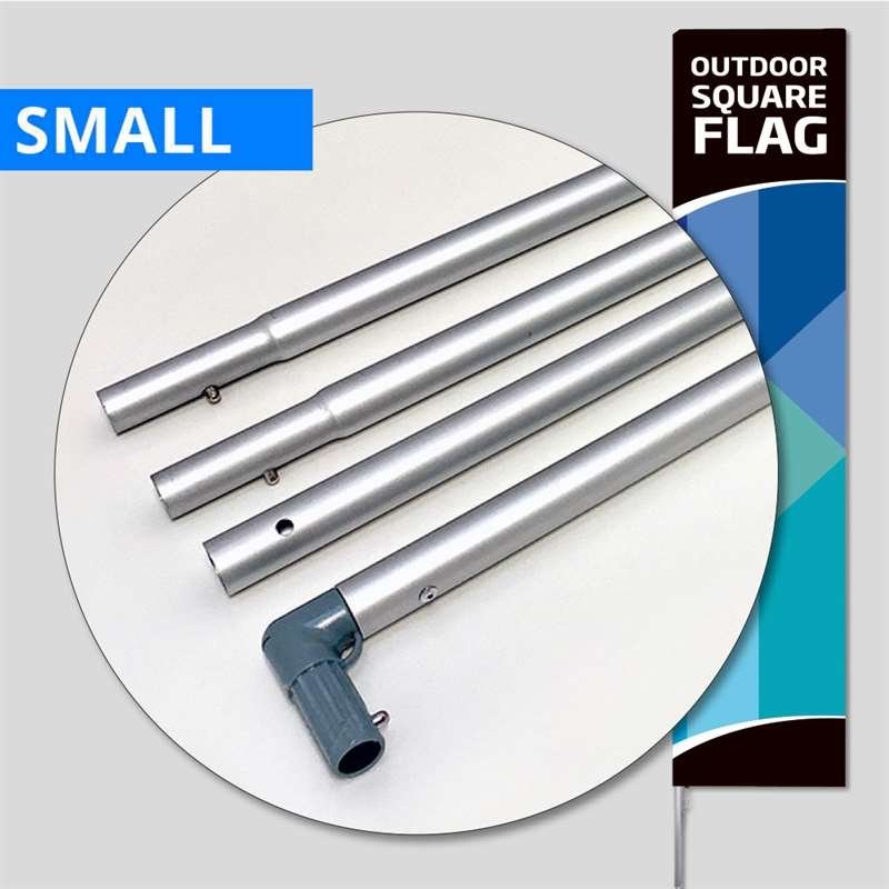 Beachflag, Outdoor Square Flag Small, Stangensystem alu #1