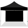Seite für Eventzelt Lux 3 x 3 m, schwarz #1