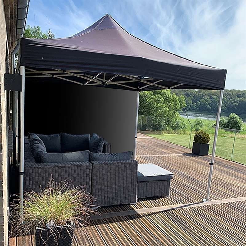 Seite für Eventzelt Lux 3 x 3 m, schwarz #3
