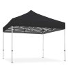 Pavillon/Veranstaltungszelt Lux aus wasserdichtem Polyester, silber/schwarz - 3x3 m #8