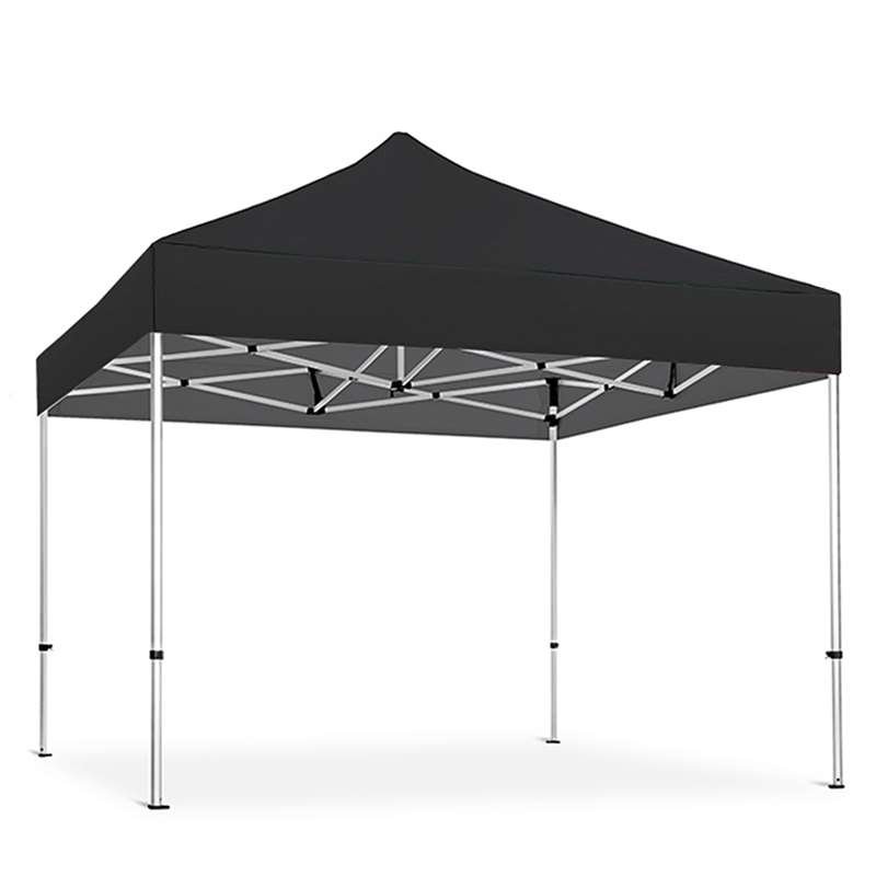 Pavillon/Veranstaltungszelt Lux aus wasserdichtem Polyester, silber/schwarz - 3x3 m #8