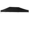Oberteil für Pavillon/Eventzelt Lux aus wasserfestem Polyester, schwarz - 3x6 m #1