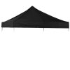 Oberteil für Pavillon/Eventzelt Lux aus wasserfestem Polyester, schwarz - 3x3 m #1