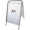 Expo Sign Lux Kundenstopper - A1 - Silber #1