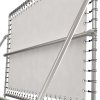 Banner Tube High Stand, freistehender Rahmen aus Aluminiumrohr 0,3mm / Ø 48mm - 200 x 100 cm #7