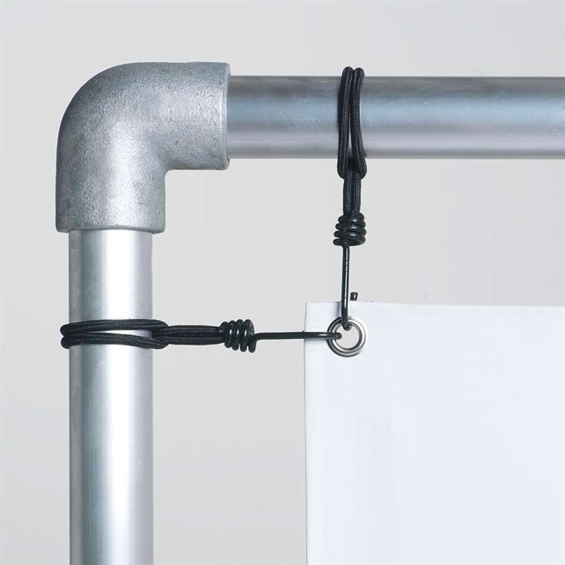 Banner Tube High Stand, freistehender Rahmen aus Aluminiumrohr 0,3mm / Ø 48mm - 200 x 100 cm #4