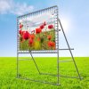 Banner Tube High Stand, freistehender Rahmen aus Aluminiumrohr 0,3mm / Ø 48mm - 200 x 100 cm #2