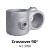 Banner Tube High Stand, freistehender Rahmen aus Aluminiumrohr 0,3mm / Ø 48mm - 200 x 100 cm #11