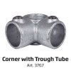 Banner Tube Freestanding Frame, freistehender Rahmen aus Aluminiumrohr 0,3mm / Ø 48mm - 150 x 100 cm #11