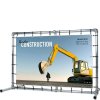 Banner Tube Freestanding Frame, freistehender Rahmen aus Aluminiumrohr 0,3mm / Ø 48mm - 150 x 100 cm #1