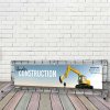 Banner Tube Freestanding Frame, freistehender Rahmen aus Aluminiumrohr 0,3mm / Ø 48mm - 200 x 50 cm #2