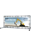 Banner Tube Freestanding Frame, freistehender Rahmen aus Aluminiumrohr 0,3mm / Ø 48mm - 150 x 50 cm #1