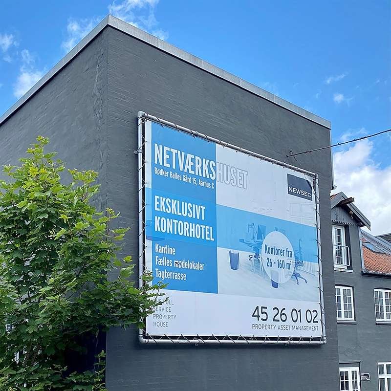 Banner Tube Wall Frame, Rahmen mit Wandhalterung, 200 x 200 cm #9