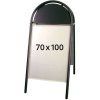 Expo Gotik Kundenstopper mit Logo schild - 70x100 cm - Schwarz #1