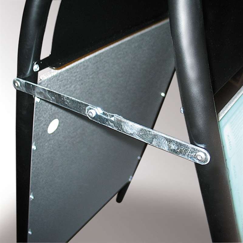 Expo Gotik Kundenstopper mit Logo schild - A1 - schwarz #3