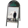 Expo Gotik Kundenstopper mit Logo schild - A1 - schwarz #2