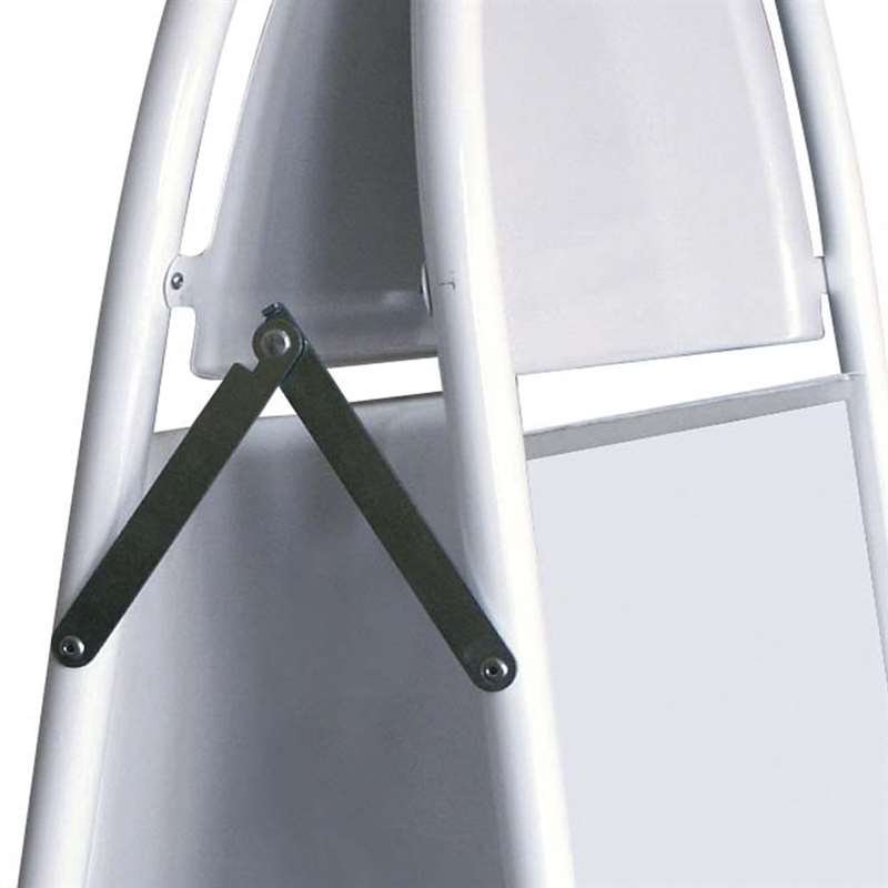 Expo Gotik Kundenstopper mit Logo schild - A1 - weiß #4