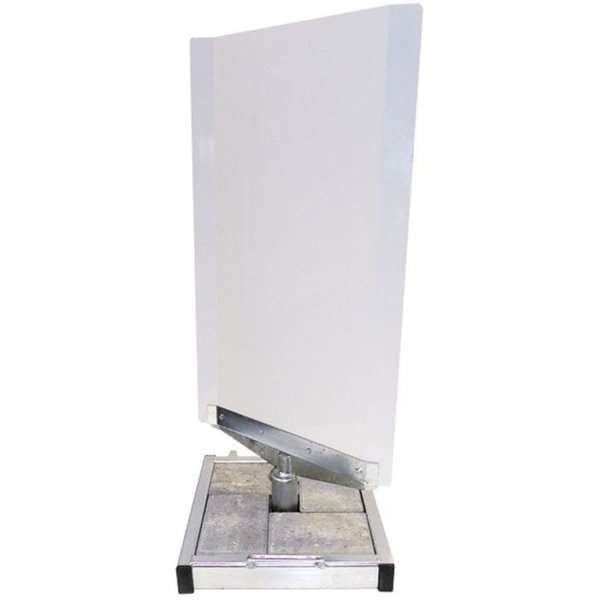 Outdoor Spin-Sign Kundenstopper - 40x79 cm - weiß #3