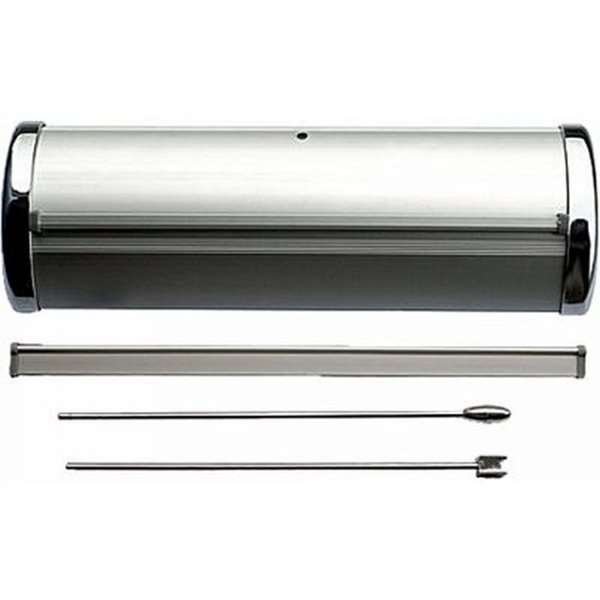 Mini Roll-up, einseitig, Kassette, silber, A3 #4