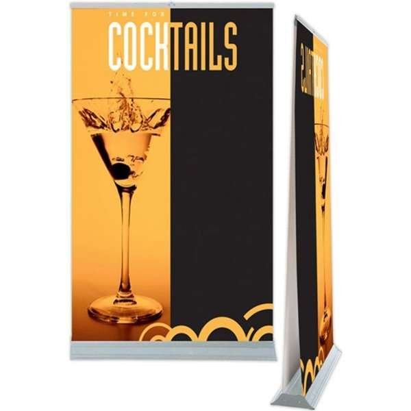 Mega Roll-up doppelseitig - 240x250 cm - Silber #2
