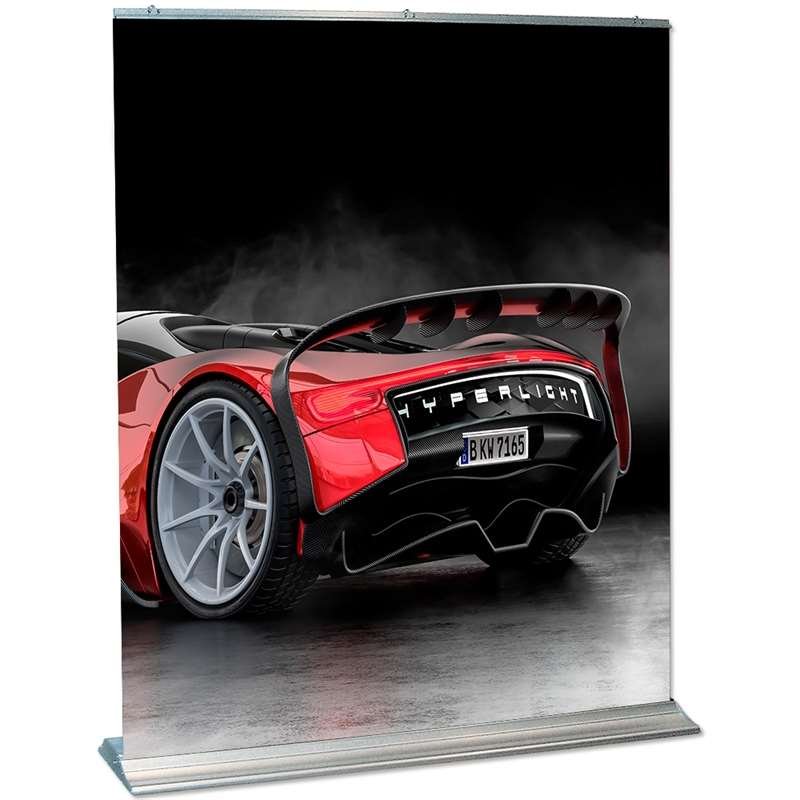 Mega Roll-Up einseitig, Kassette, silber, 84,5 x 250 cm #8