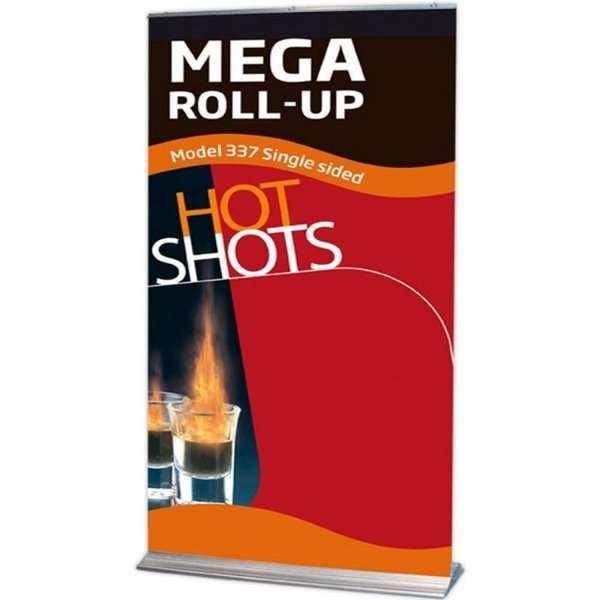 Mega Roll-up einseitig - 320x250 cm - Silber #5