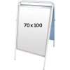 Expo Sign Standard Kundenstopper - 70x100 cm - weiß #1
