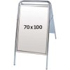 Expo Sign Standard Kundenstopper - 70x100 cm - Silber #1
