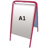 Expo Sign Standard Kundenstopper - A1 - rot #1