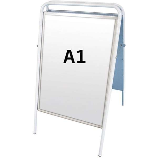 Expo Sign Standard Kundenstopper - A1 - weiß #1