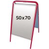 Expo Sign Standard Kundenstopper - 50x70 cm - rot #1