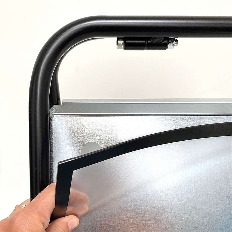 Expo Sign Kundenstopper, A3 mit Frontplatten - schwarz #6