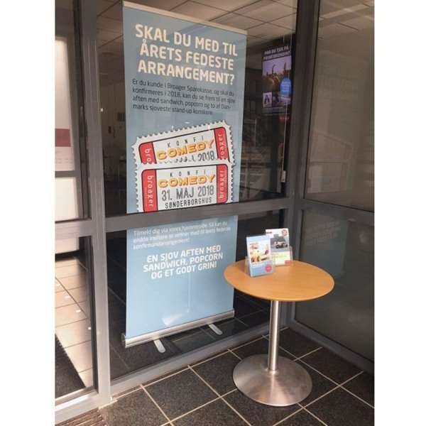 Classic Roll-up, einseitig, 80 x 200 cm - Silber #17