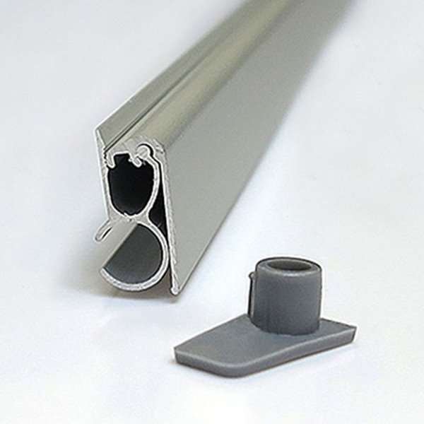 Classic Roll-up, einseitig, 80 x 200 cm - Silber #7