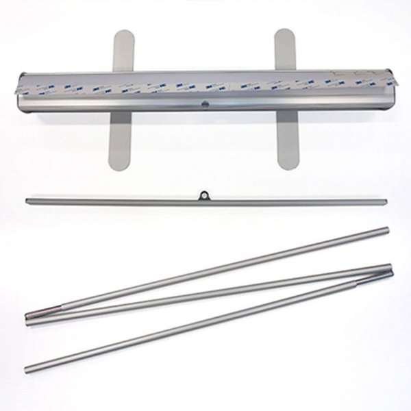 Classic Roll-up, einseitig, 80 x 200 cm - Silber #2