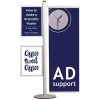 Multi Stand Prospekthalter 16 doppelseitig 2x A2 Slide-in + 50 cm Banner #1