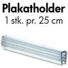 Kunststoff-Klemmprofil 4cm. für Poster Hanger, klar #2