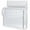 Outdoor-Prospekthalter box aus Acryl, horizontal, A6 #1