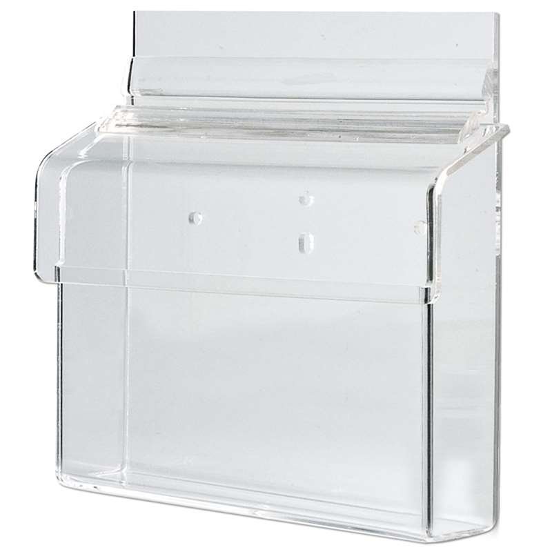 Outdoor-Prospekthalter box aus Acryl, horizontal, A6 #1