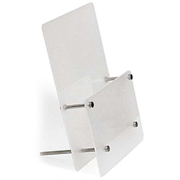 Mattierter Broschürenhalter vertikal für Tisch - A4 - 21 x 29,7 cm #1