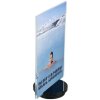 Turn Menükartenhalter vertikal - M65 Flyer - 9,9 x 21 cm - schwarz #1