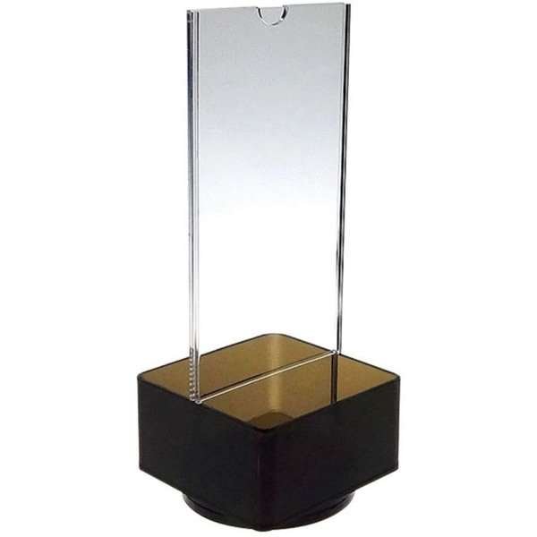 Salt & Pepper Menükartenhalter vertikal - 2xM65 Flyer - 9,9x21 cm - schwarz #5