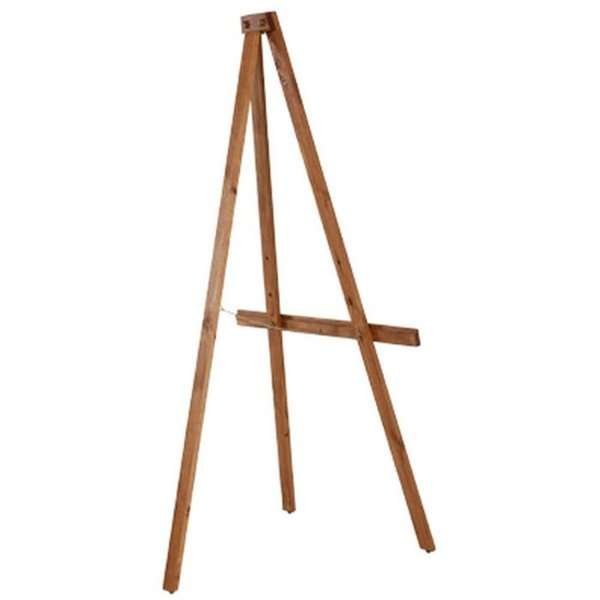 Holzstaffelei, 165cm. Dunkles Holz #3