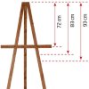 Holzstaffelei, 165cm. Dunkles Holz #2