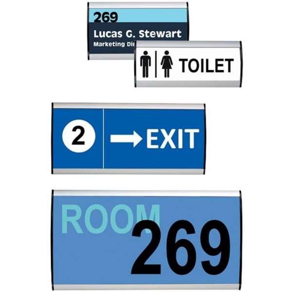 Türschild/Wandschild zur Systematisierung, silber - 10,5x60cm #3