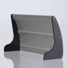 Namensschild für Tisch aus Aluminiumprofil, silber/schwarz - 7,4x15cm #3