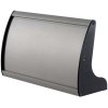 Namensschild für Tisch aus Aluminiumprofil, silber/schwarz - 7,4x15cm #5