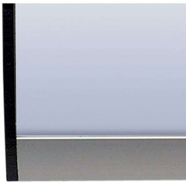 Namensschild für Tisch aus Aluminiumprofil, silber/schwarz - 7,4x15cm #6