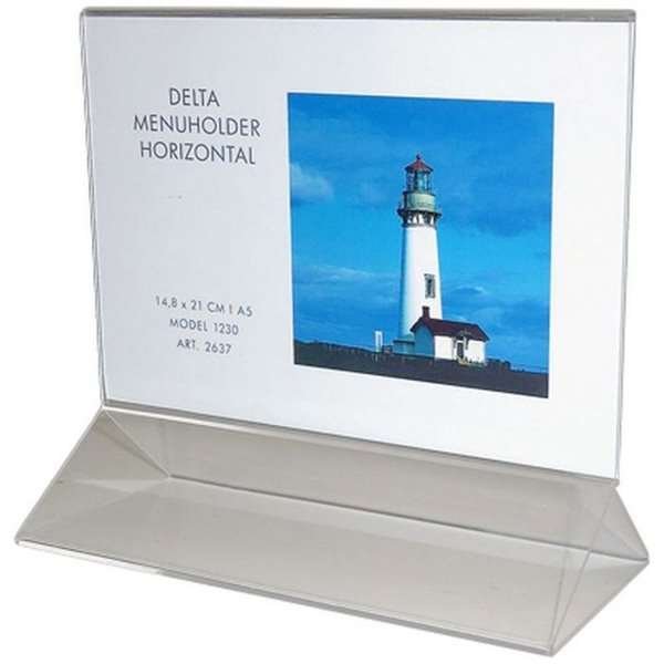 Delta Menükartenhalter horizontal - A5 - 14,8 x 21 cm #1