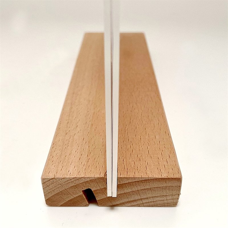 WOOD Block Menu Holder Acryl A5 vertikal/gewinkelt #6